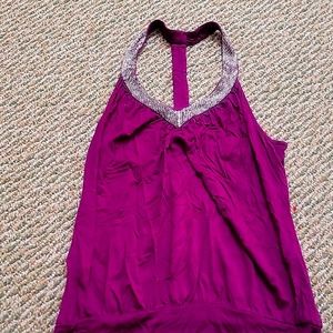 Purple tank